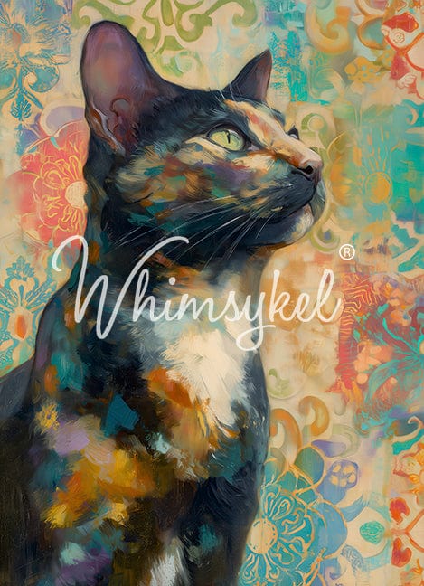 Whimsykel - Tortoise Shell Cat Decoupage Paper (21x29 Size)