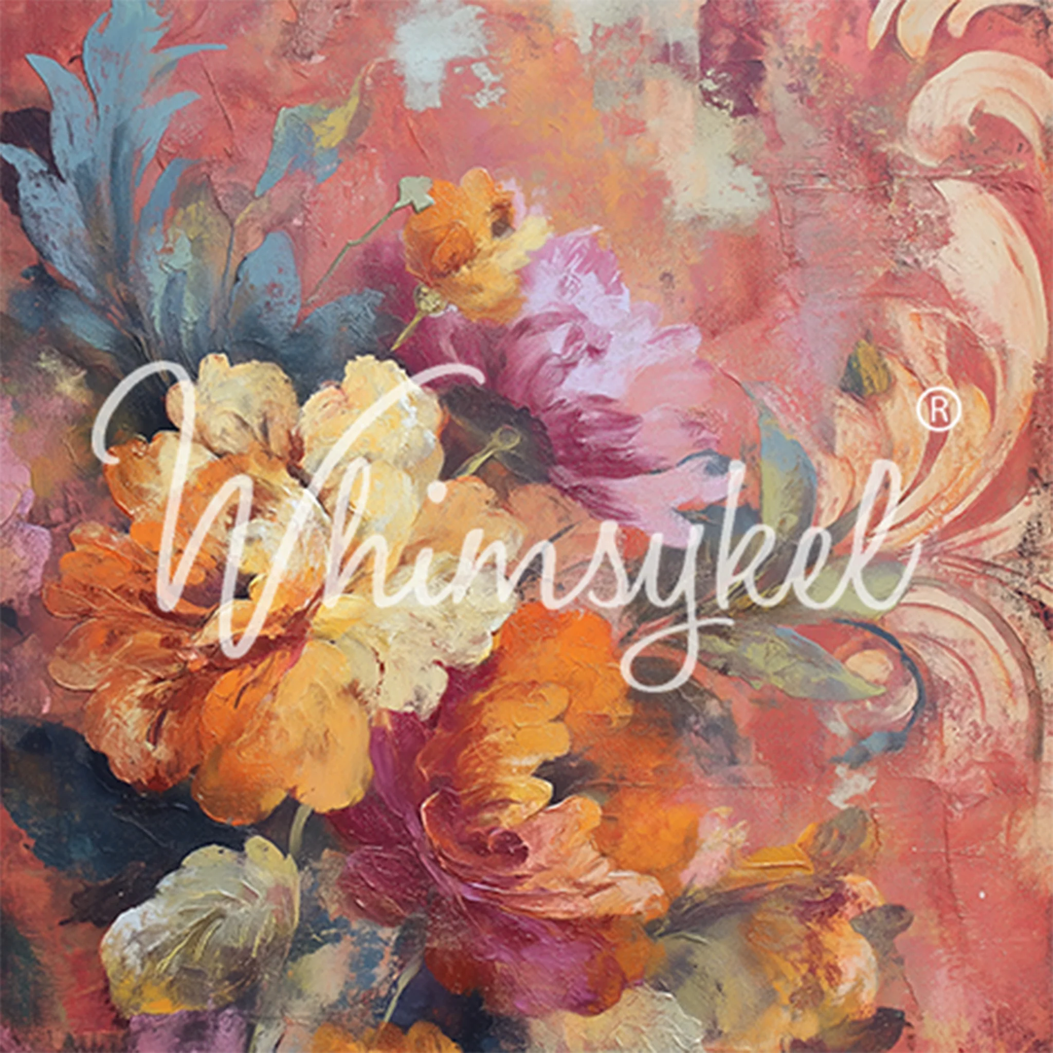 Whimsykel - Blooming Alchemy Decoupage Paper (21x29, 14x20)