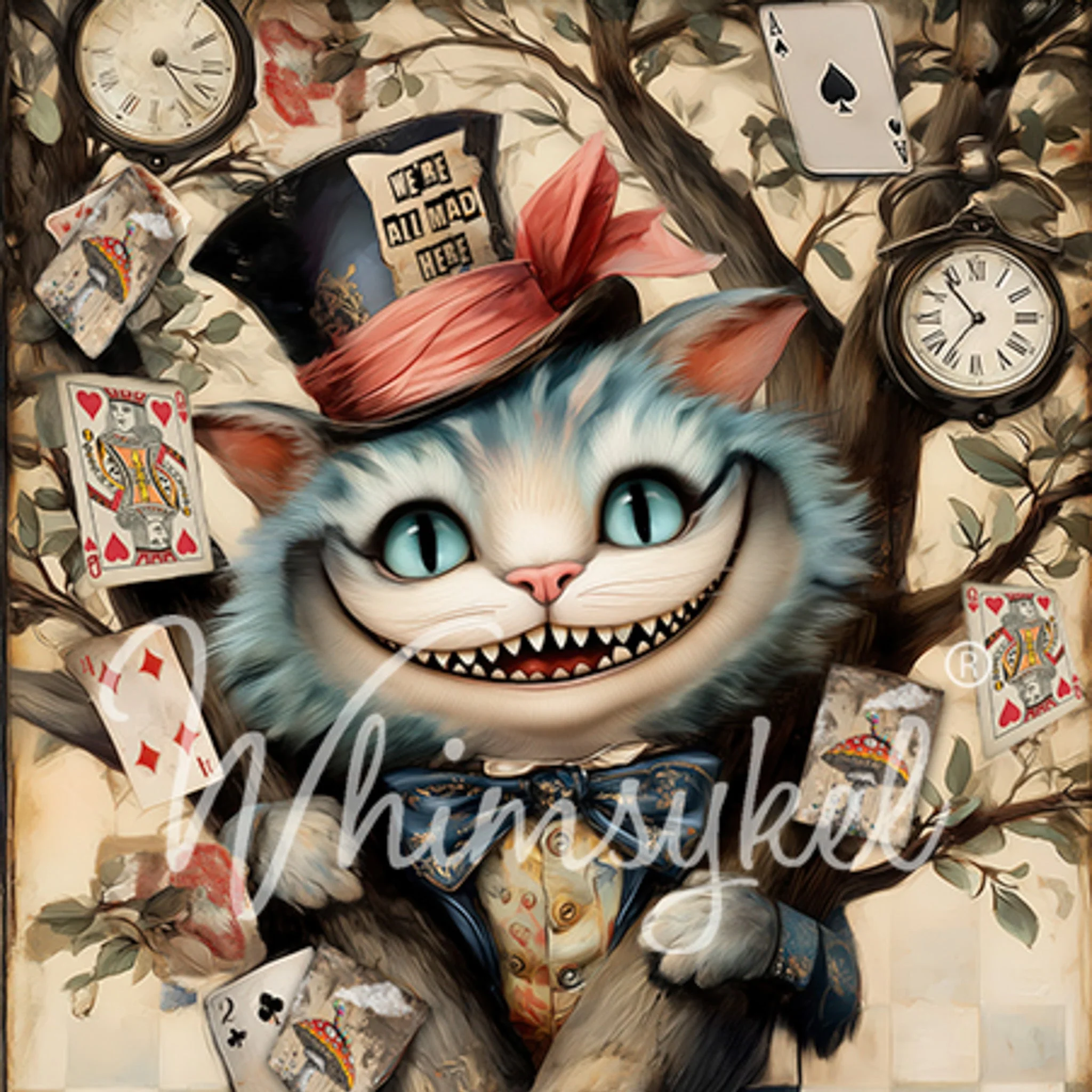 Whimsykel - Chester Decoupage Paper (21x29 Size)