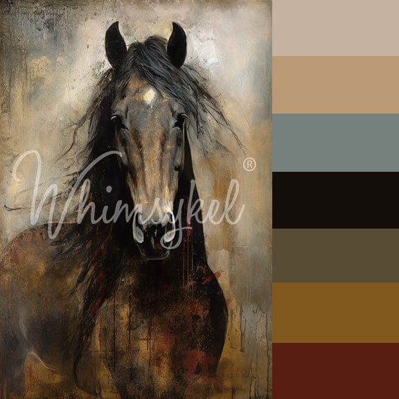 Whimsykel - Heart Horse Decoupage Paper (21x29, 14x20) - Image 4