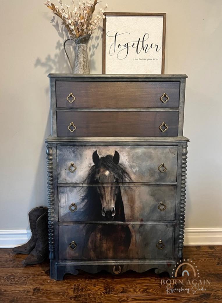 Whimsykel - Heart Horse Decoupage Paper (21x29, 14x20) - Image 5