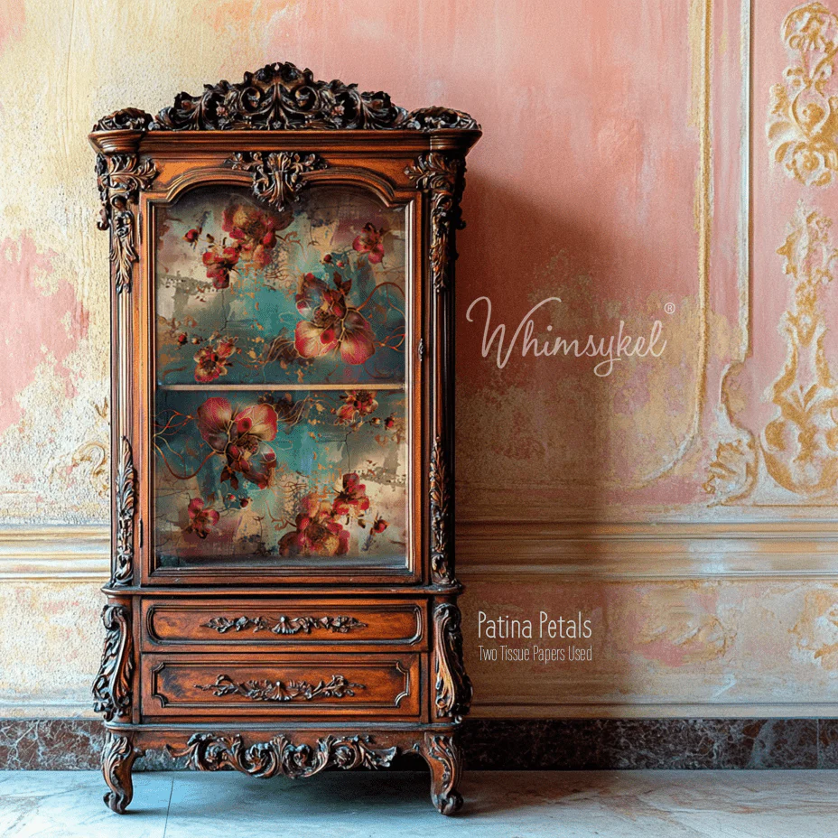 Whimsykel - Patina Petals Decoupage Paper (21x29, 14x20) - Image 3