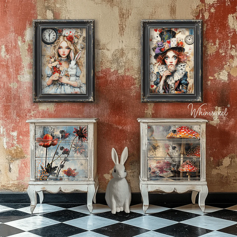 Whimsykel - Wonderland Decoupage Paper (21x29, 14x20) - Image 6