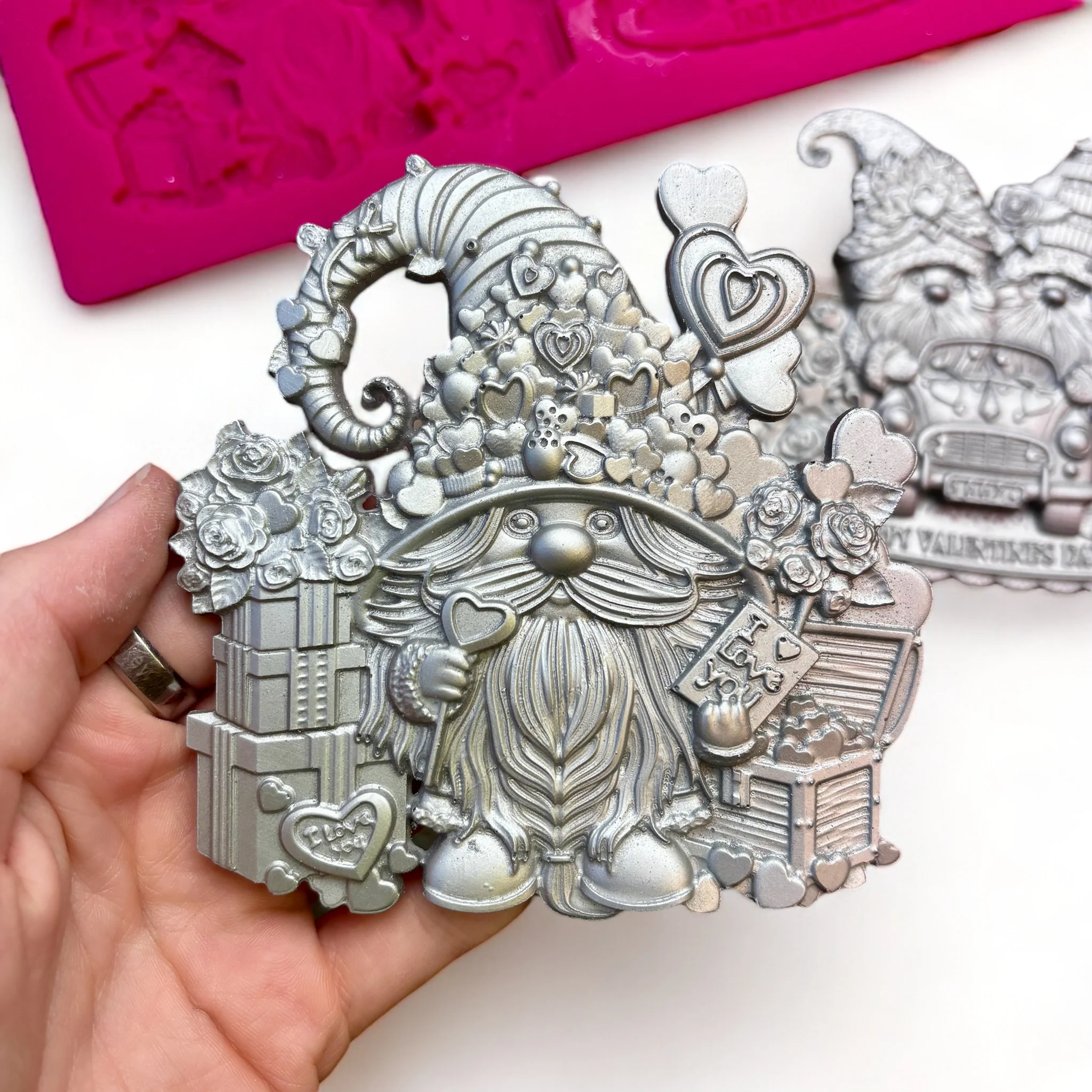 Zuri - Valentine's Gnomes Set 1 Silicone Mold - Image 3