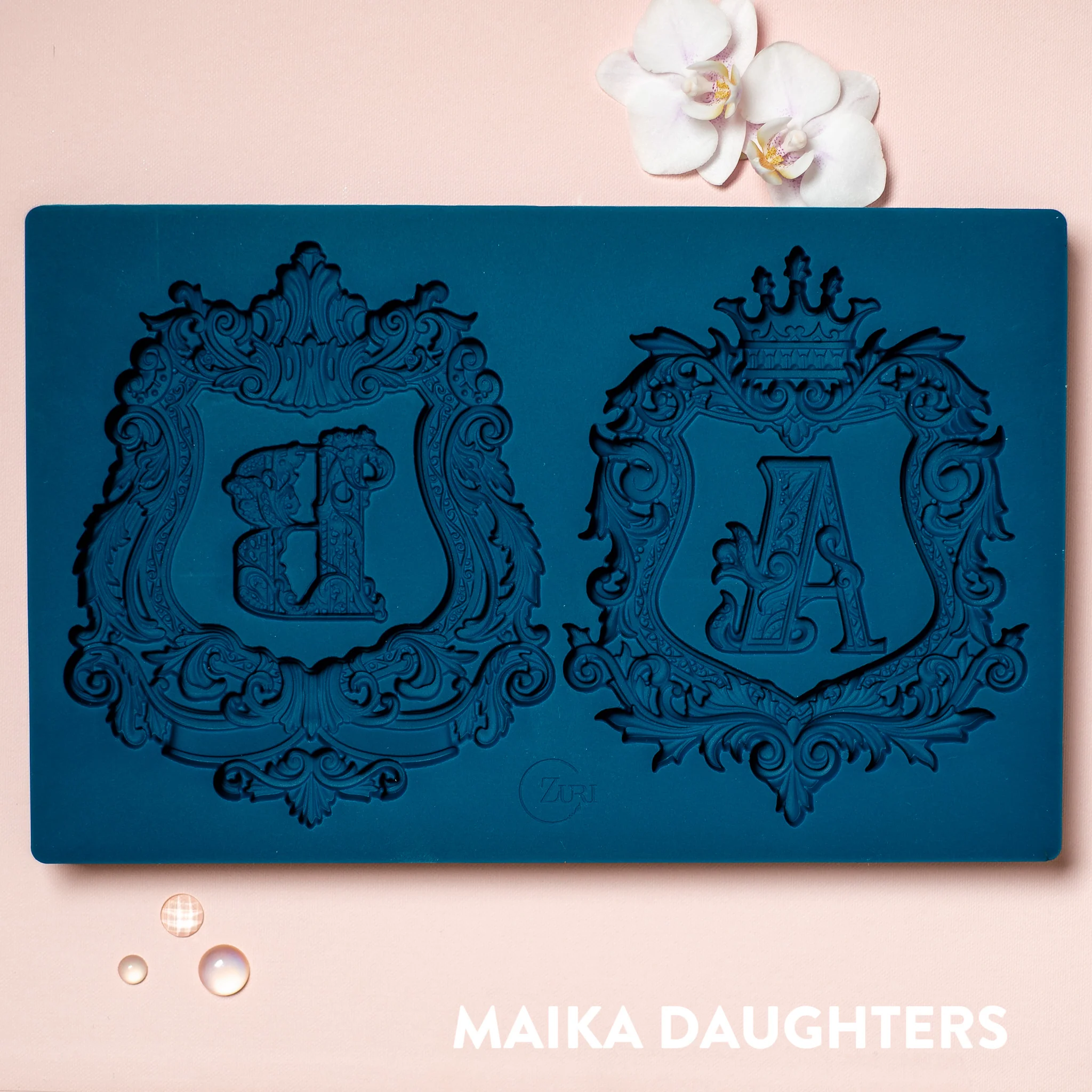 Zuri - Monogram A & B with Silicone Mold - Image 3